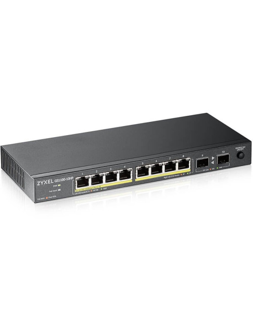 Switch 8 ports Gigabit 802.3at 130W - ZYGS1100-10HPV2