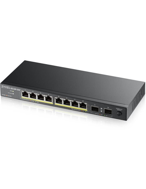 Switch 8 ports Gigabit 802.3at 130W - ZYGS1100-10HPV2