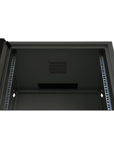 Coffret 15U prof 400 porte vitrée - 5045-15