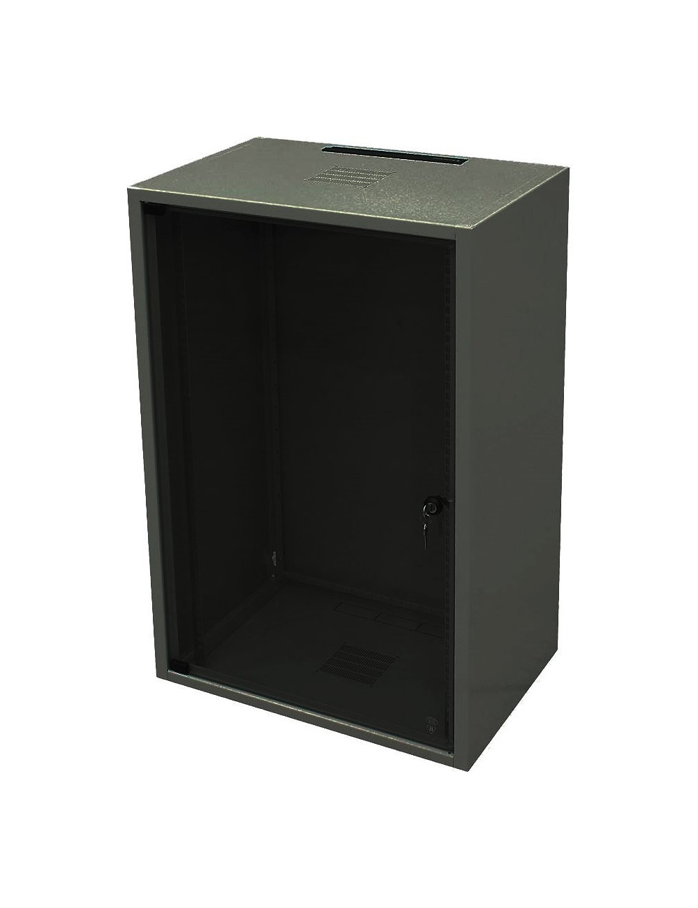Coffret 15U prof 400 porte vitrée - 5045-15