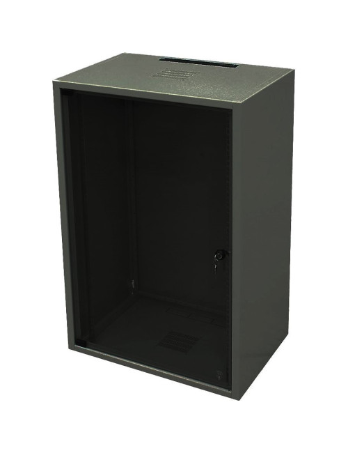 Coffret 15U prof 400 porte vitrée - 5045-15