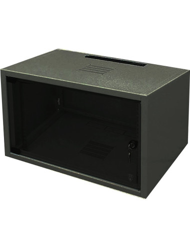 Coffret 6U prof 400 porte vitrée - 5045-6