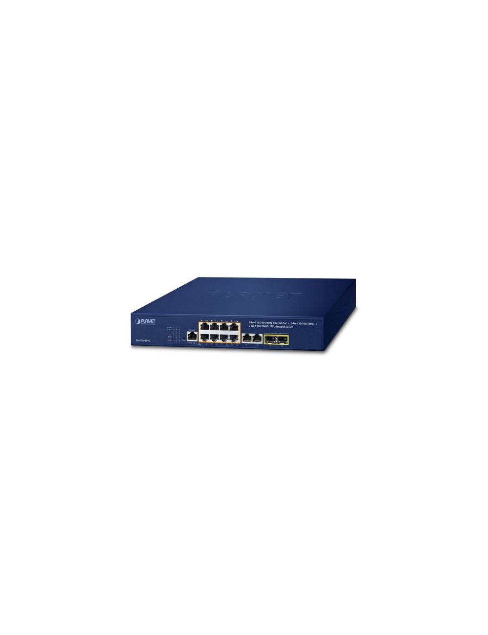 Switch 19" 8Gb PoE at 120W + 2Gb + 2SFP manageable - GS-4210-8P2C