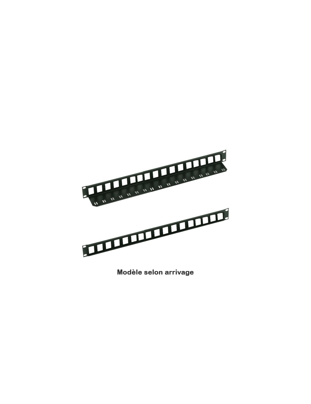 Panneau de brassage nu 19" 1U 16 ports Keystone - 5116P