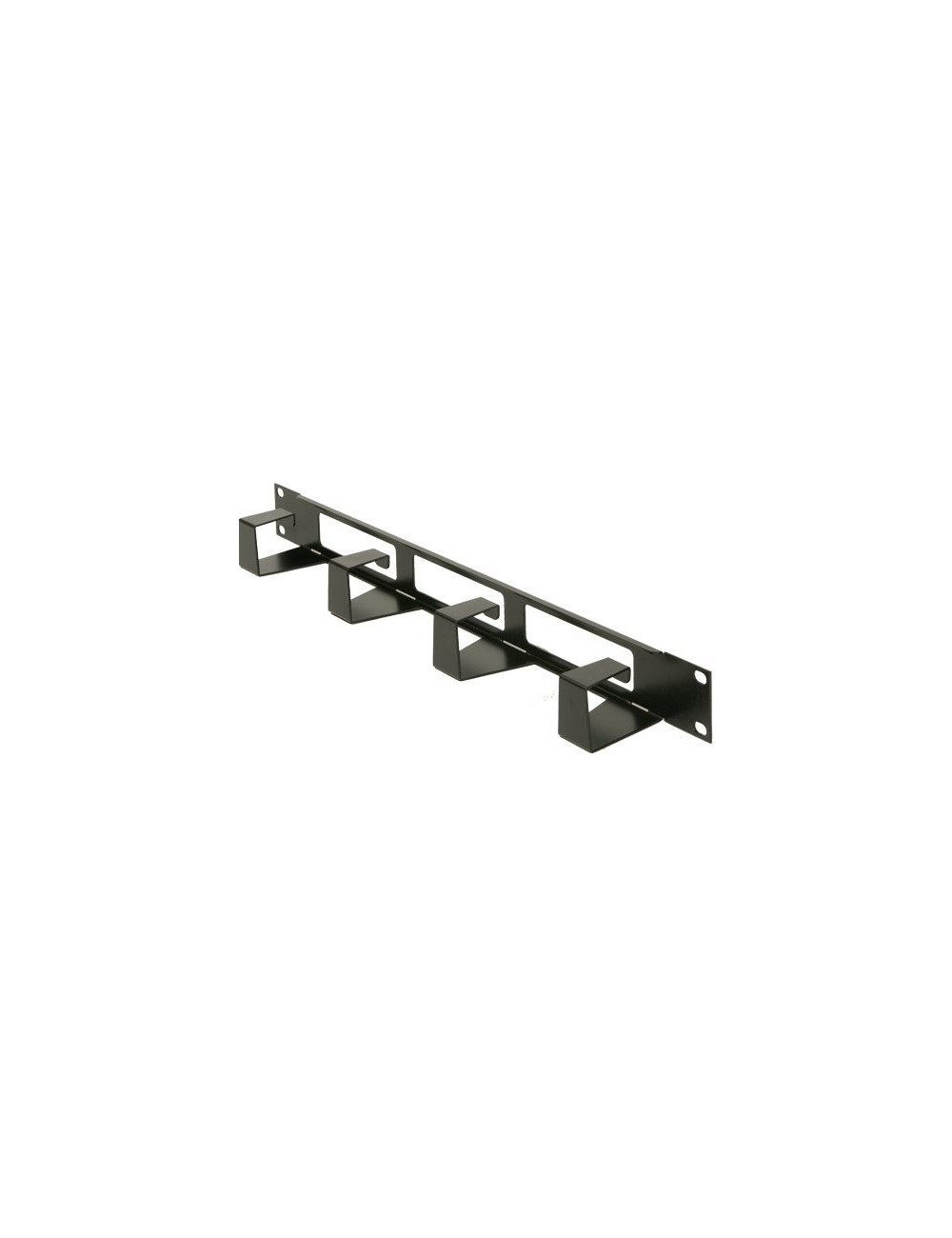 Platine guide fils 1U 19' 1U noire - 5008N