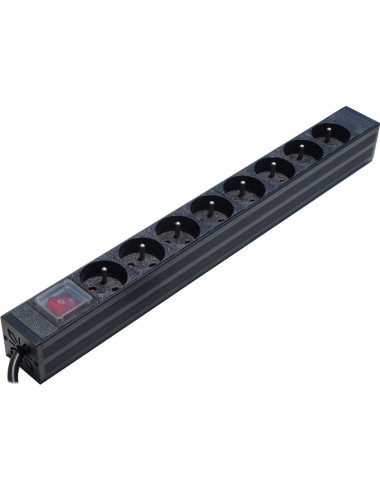 Multiprise 19" 8 sorties 16A avec interrupteur - 5012-81