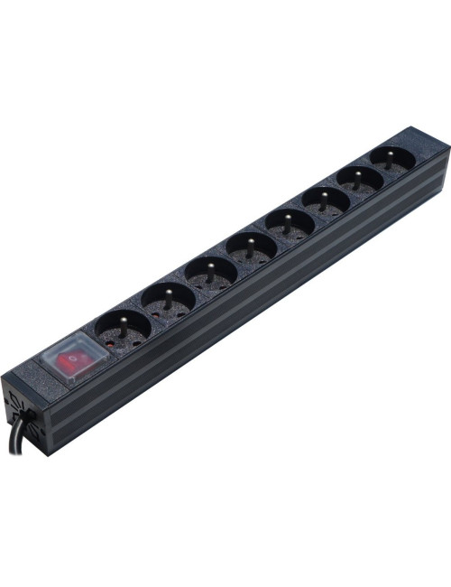 Multiprise 19" 8 sorties 16A avec interrupteur - 5012-81