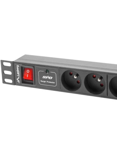 Multiprise 19\" 7 sorties 16A entrée C14 - [product_reference]Multiprise 19\" 7 sorties 16A entrée C14