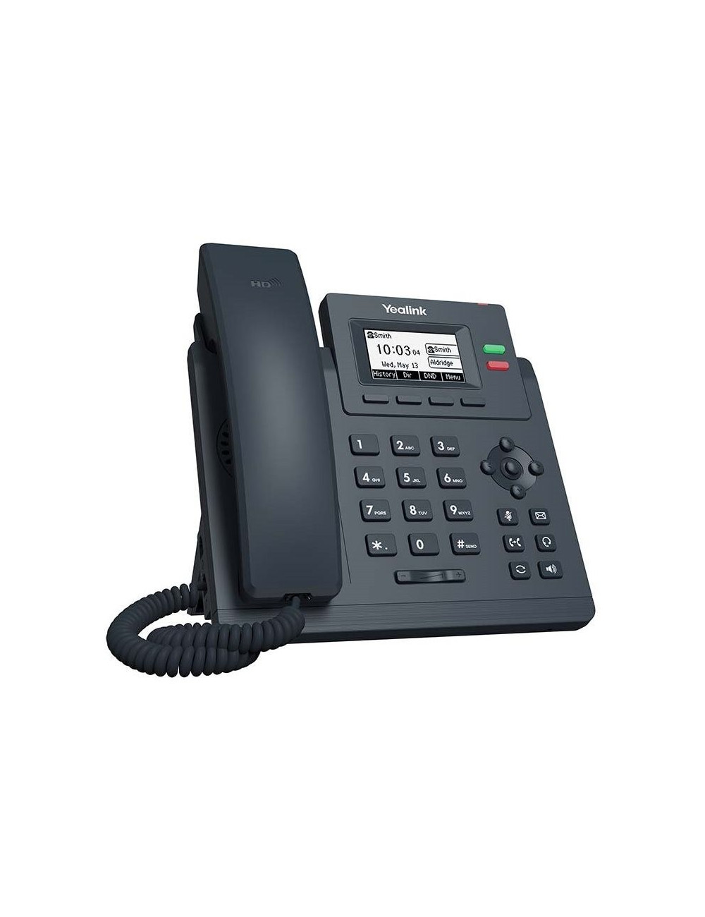 Téléphone IP Yealink T31G – vue avant avec écran LCD rétroéclairé