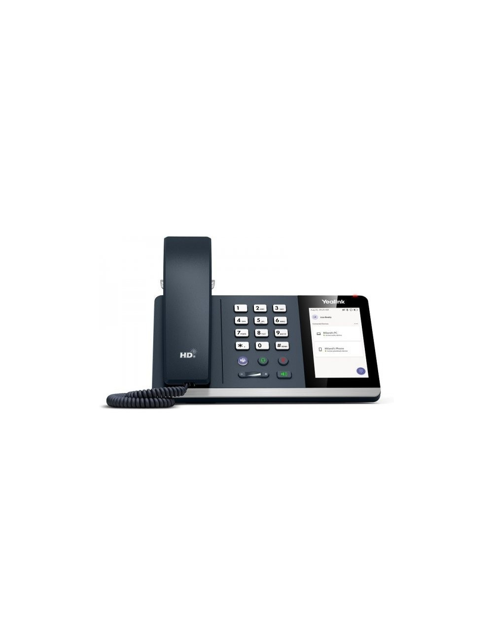 Téléphone Yealink MP50 Teams – vue avant avec écran tactile 4 pouces