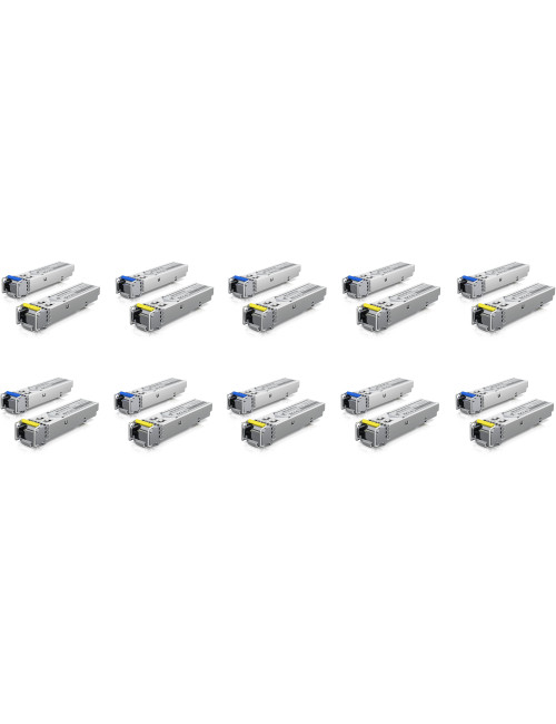 Pack de 20 modules SFP 1Giga monomode WDM - UB-OMSM1G-P20