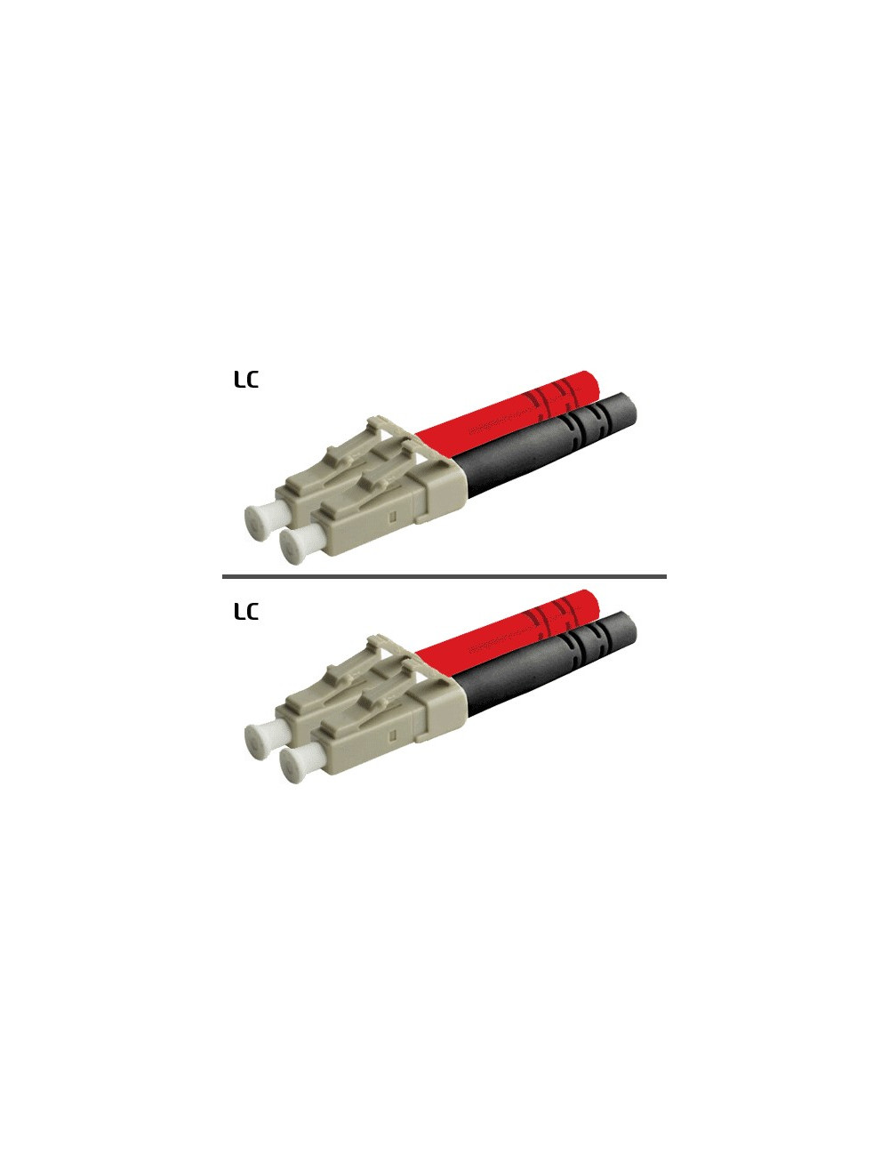 Jarretière OM3 LC/UPC Duplex Classic 2m - [product_reference]Jarretière OM3 LC/UPC Duplex Classic 2m