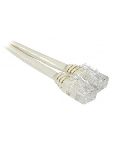 Câble RJ11 Mâle / Mâle rond 20m certifié ADSL2/2+ - 1357A
