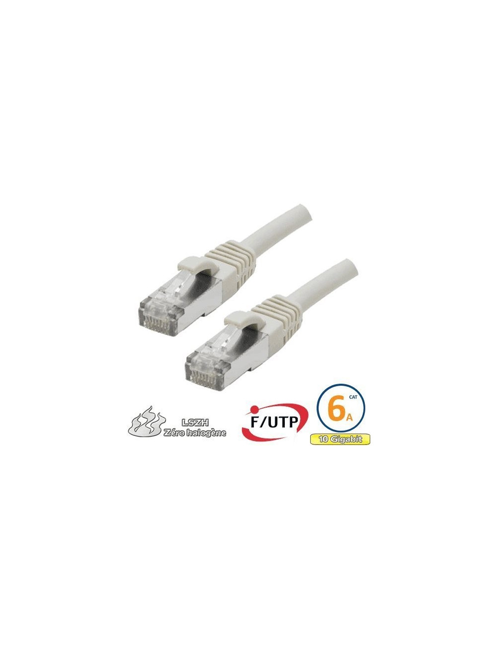 RJ45 Cat 6a F/UTP Primacy LSZH 20m beige - C6ASZG2000