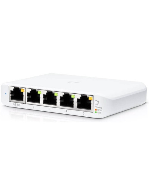 UniFi Switch 5 ports Giga dont 1 PoE in Flex Mini - UB-USW-FLEXMINI
