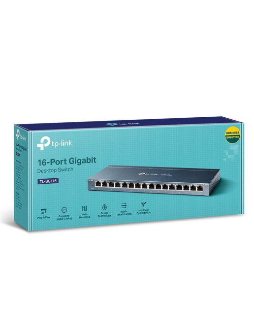 Switch 16 ports Giga métallique - réf. TL-SG116 - TL-SG116