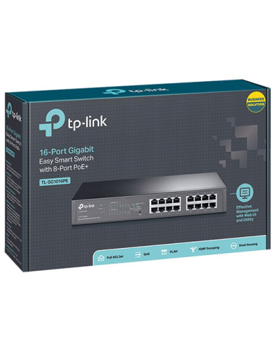 Switch 19\" 16 ports Giga dont 8 POE - [product_reference]Switch 19\" 16 ports Giga dont 8 POE