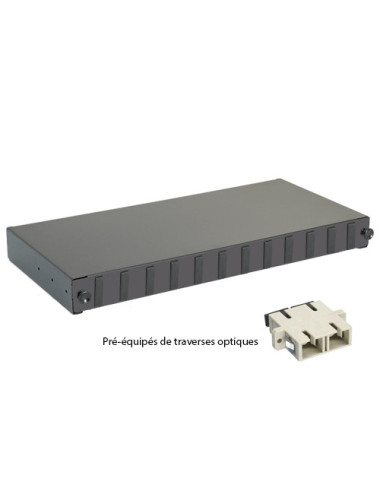 Tiroir optique 19\" 12 FO 6 SC/SC duplex multimode - [product_reference]Tiroir optique 19\" 12 FO 6 SC/SC duplex multimode