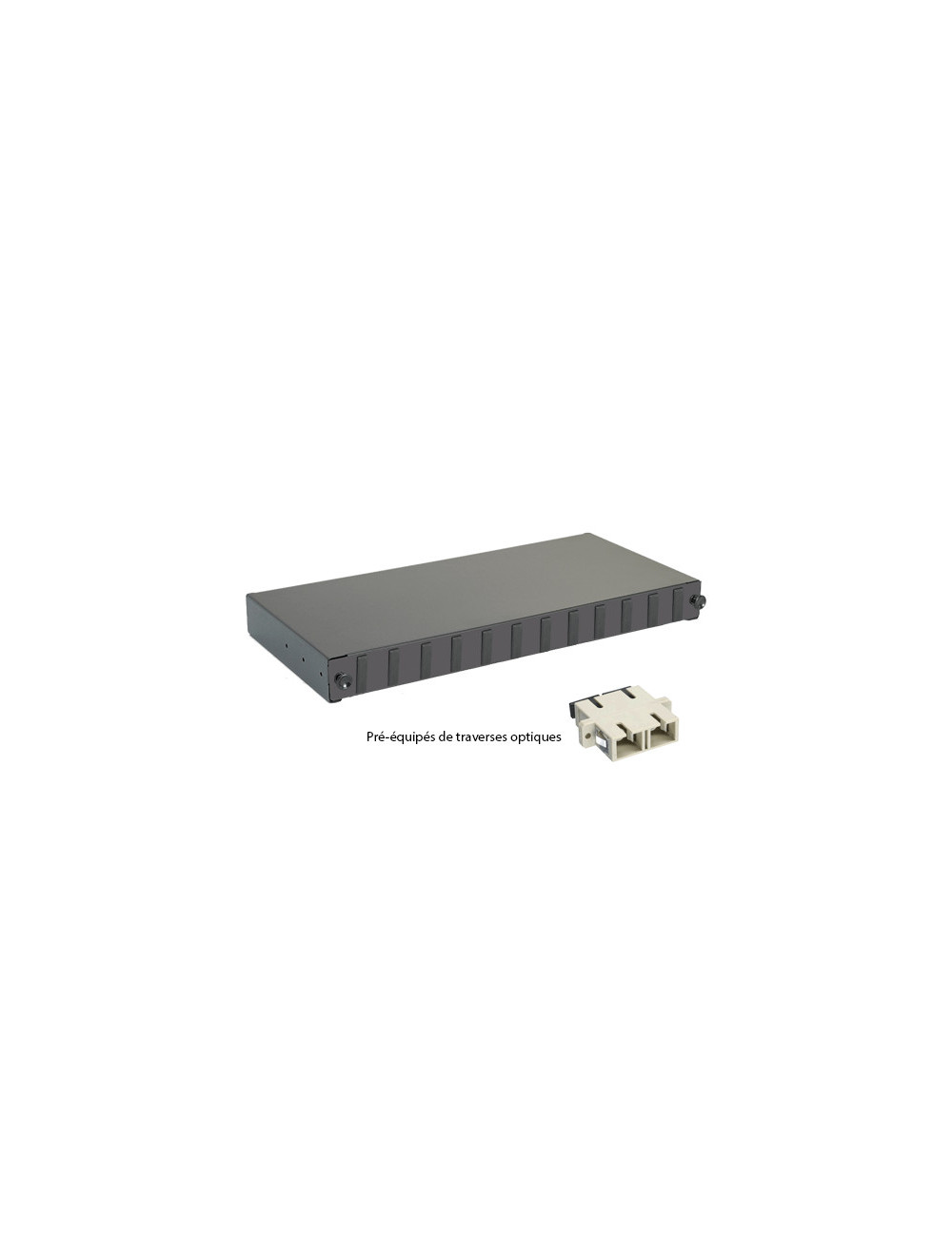 Tiroir optique 19\" 12 FO 6 SC/SC duplex multimode - [product_reference]Tiroir optique 19\" 12 FO 6 SC/SC duplex multimode
