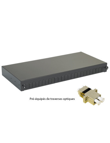 Tiroir optique 19\" 48 FO 24 LC/LC duplex multimode - [product_reference]Tiroir optique 19\" 48 FO 24 LC/LC duplex multimode