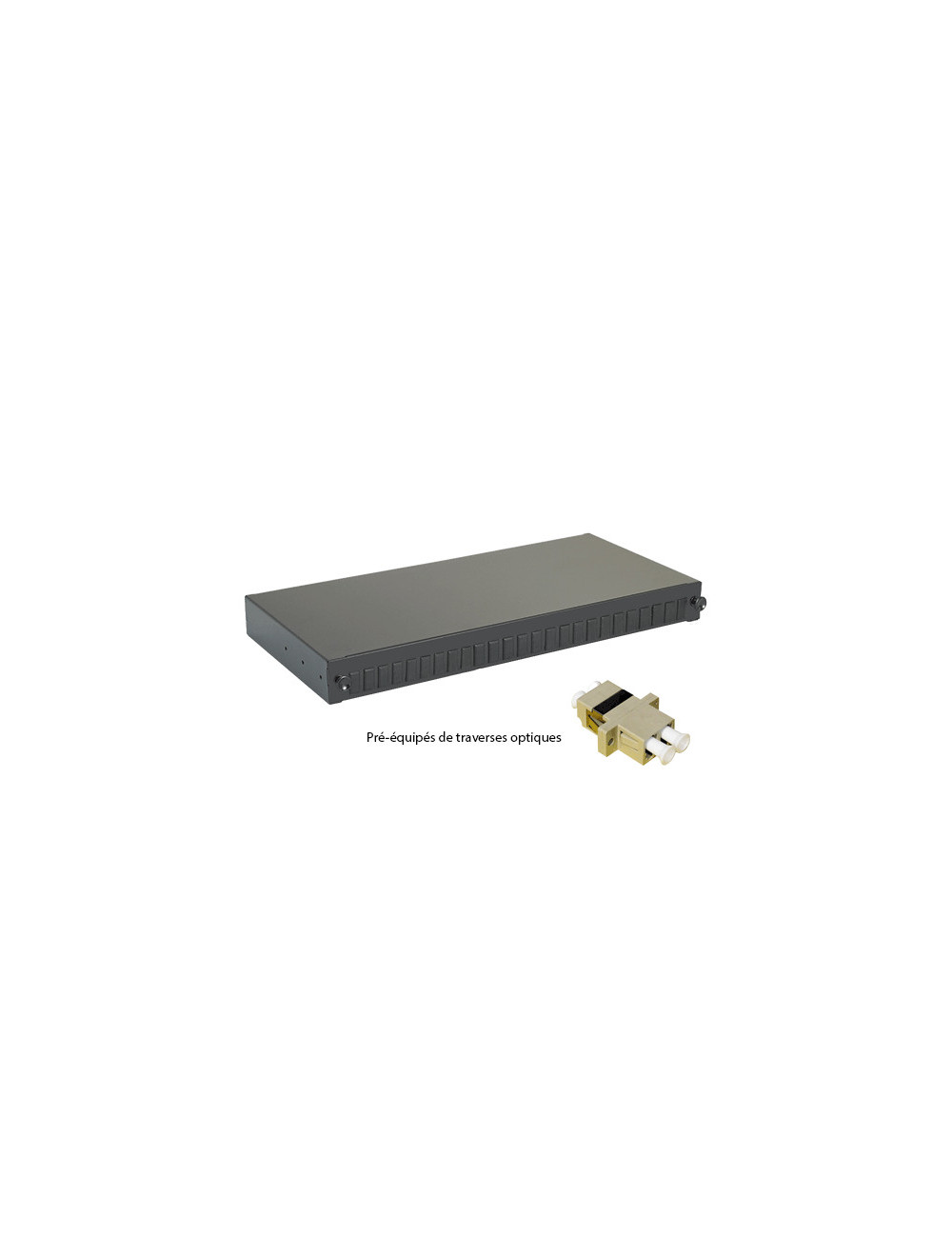 Tiroir optique 19\" 48 FO 24 LC/LC duplex multimode - [product_reference]Tiroir optique 19\" 48 FO 24 LC/LC duplex multimode