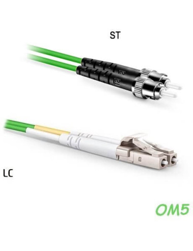 Jarretière OM5 LC/UPC ST/UPC Duplex Primacy 10m - [product_reference]Jarretière OM5 LC/UPC ST/UPC Duplex Primacy 10m
