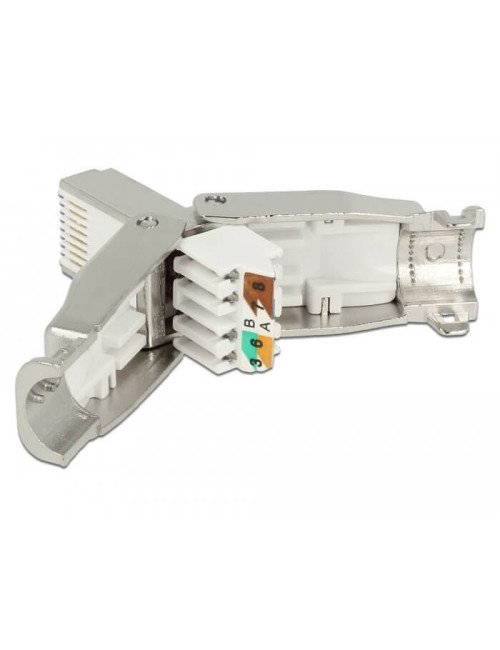Connecteur réseau RJ45 Cat 6 STP Toolfree - C6CS4