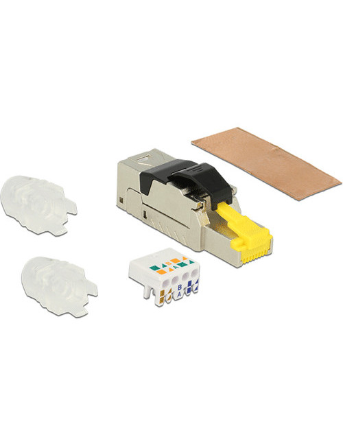Connecteur RJ45 STP Cat 6a AWG 23 à 26 métal - C6ACS2