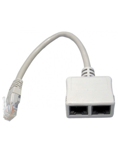 Adaptateur RJ45 Mâle / 2 RJ45 Femelle 4&5 éclatés - [product_reference]Adaptateur RJ45 Mâle / 2 RJ45 Femelle 4&5 éclatés