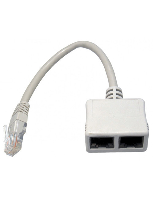 Adaptateur RJ45 Mâle / 2 RJ45 Femelle 4&5 éclatés - 3507-245