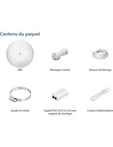 Pont Wifi 60Ghz/5 Ghz GigaBEAM - [product_reference]Pont Wifi 60Ghz/5 Ghz GigaBEAM