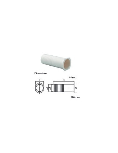 Passage de mur avec bride D.66,5 FPW-65 - [product_reference]Passage de mur avec bride D.66,5 FPW-65