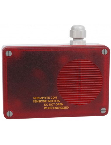 Alarme sonore avec flash 12V DC - [product_reference]Alarme sonore avec flash 12V DC