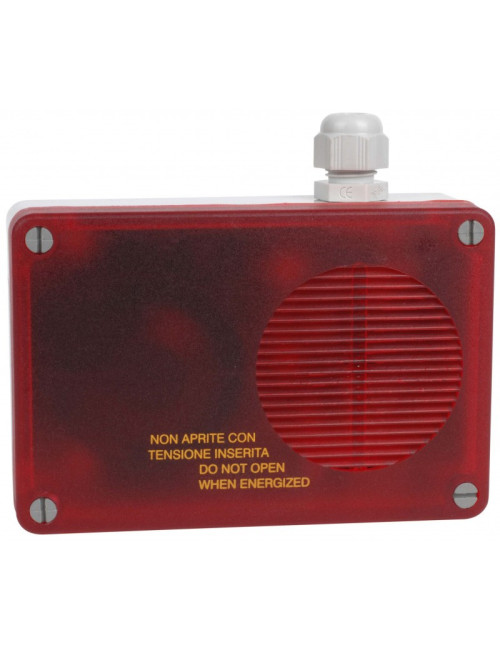 Alarme sonore avec flash 12V DC - [product_reference]Alarme sonore avec flash 12V DC