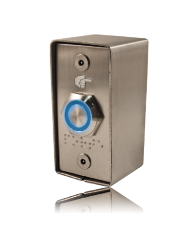 Bouton poussoir no/nf , boîtier inox - BOPOIS