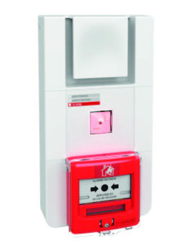Diffuseur sonore lumineux et déclencheur manuel secteur + radio - Neutronic - TU4SLD-RF3