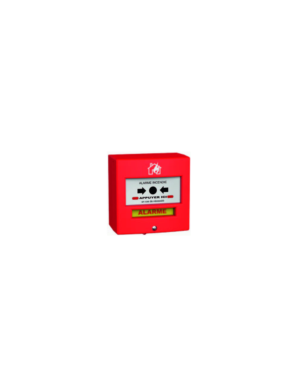 DM 1 contact en saillie ou encastrable ROUGE - Neutronic - 4710R1