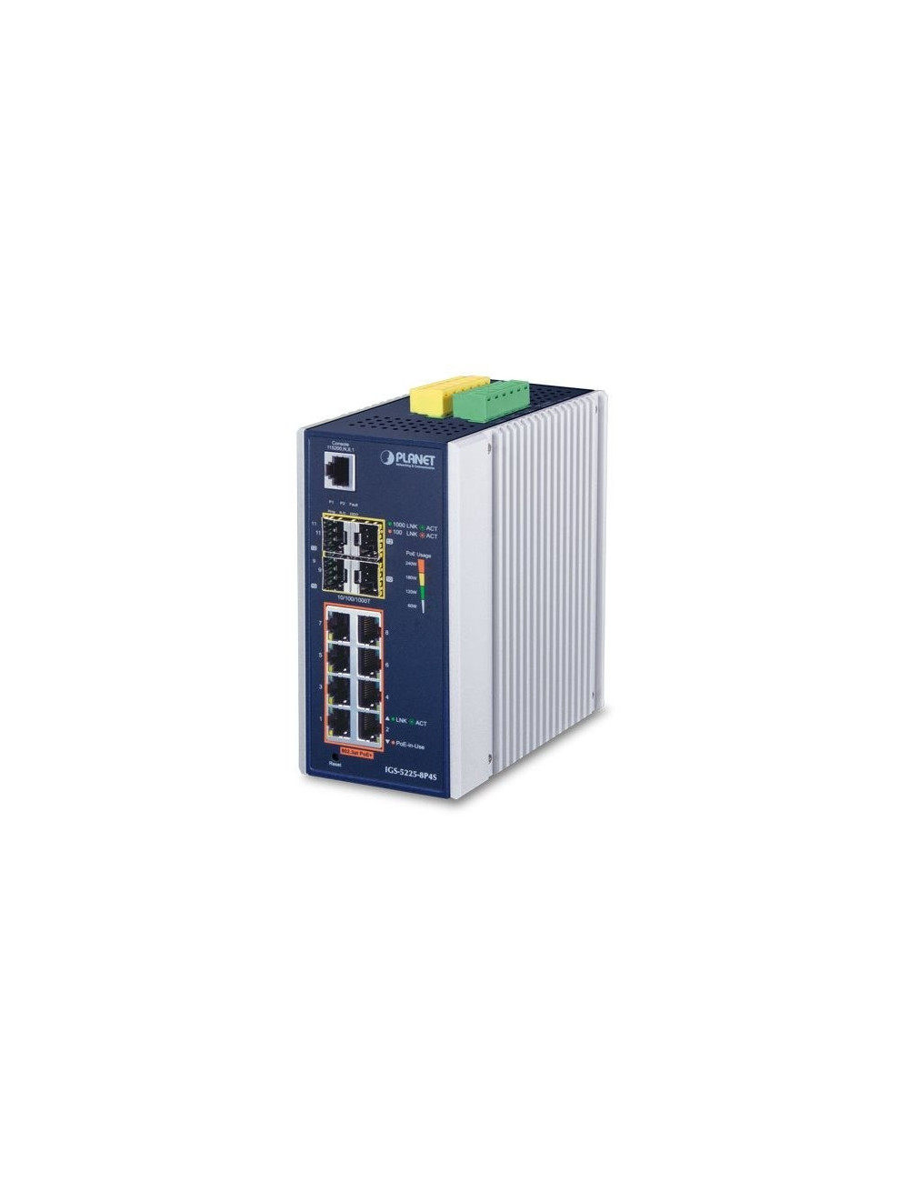 Switch indus 8 Giga PoE + 4 SFP L2/L3 240W - [product_reference]Switch indus 8 Giga PoE + 4 SFP L2/L3 240W