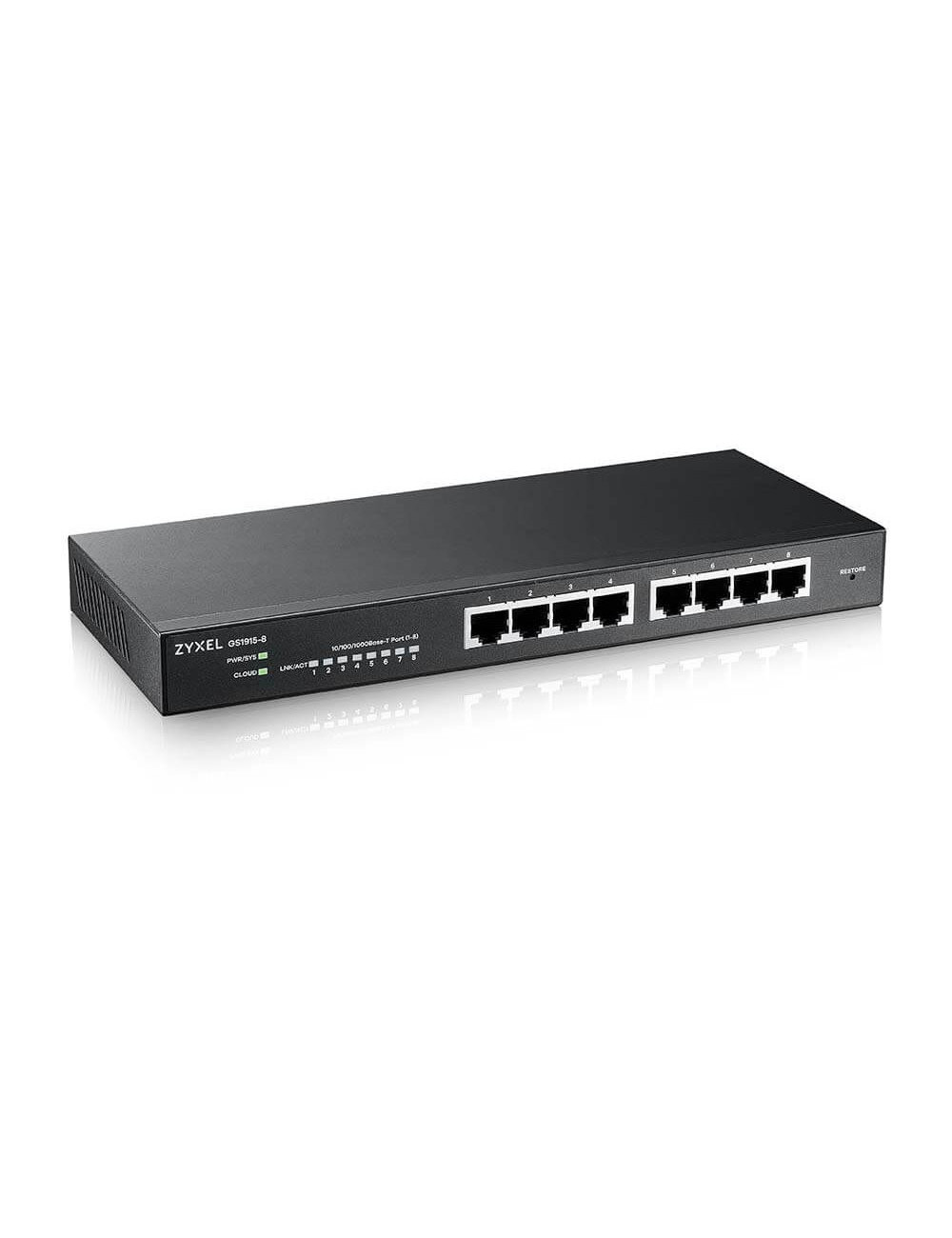 Switch Smart 8 ports Giga Flex Nebula - ZYGS1915-8