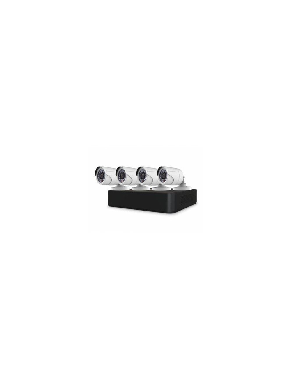 Kit 4 Caméras analogiques + enregisteur 8 Canaux 720P + Disque dur - 67306