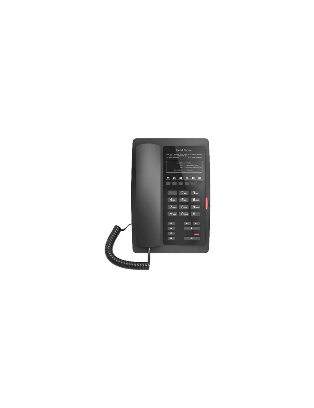 Téléphone SIP H3-Hotel 2 comptes SIP noir - [product_reference]Téléphone SIP H3-Hotel 2 comptes SIP noir