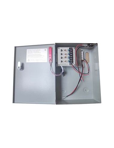 Coffret alimentation fusiblée-réarmable cctv 4 sorties - ACCCP4CR