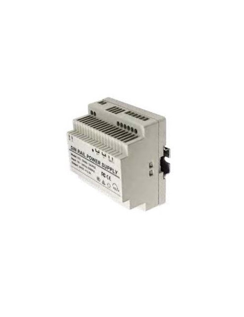 Alimentation rail-din 12v 3a avec entrée chargeur de batterie - 1CCR123UPS