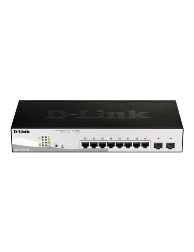 Switch SMART+ avec 8 Ports Giga et 2 Ports SFP - DGS1210-10/E