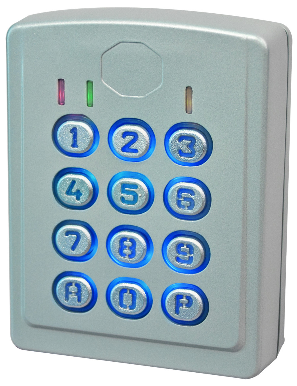 Clavier 2 relais 60 codes touches métal boîtier métal - CL3CRS