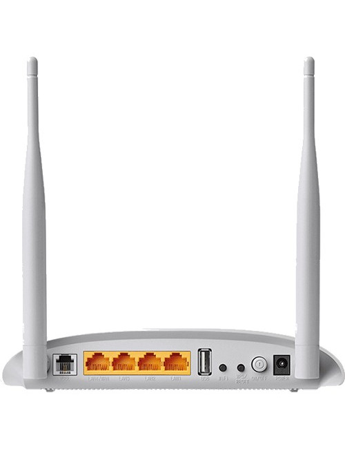 Modem routeur ADSL2/VDSL2 + 4 Lan+ Wifi n 300 - TL-TDW9970