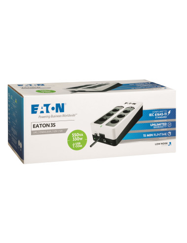 Eaton 3S 550VA/330W prises FR port USB