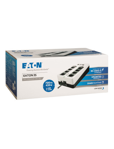 Onduleur offline 3S 700VA/420W prises FR port USB - 3S700F