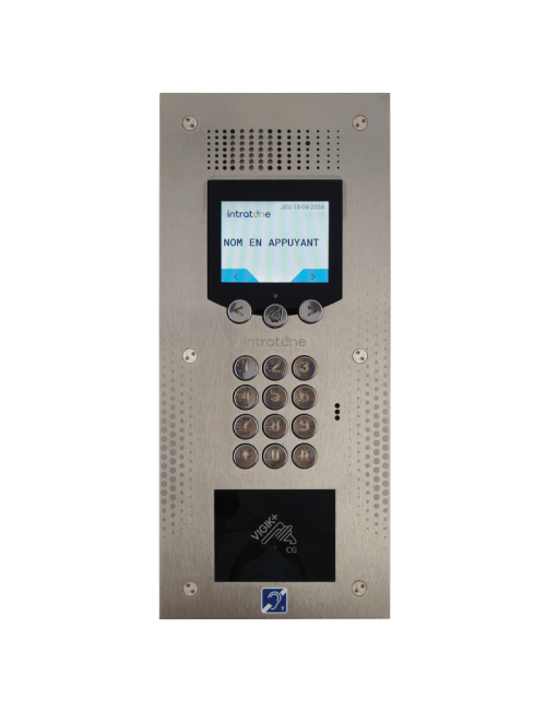 Interphone vidéo seul - Vendone laiton - 02-0302-PLUS