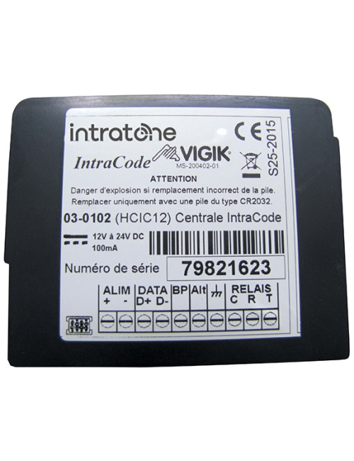 Pack 200 noms- platine vendome + centrale VIGIK, INOX - 02-0307-PLUS